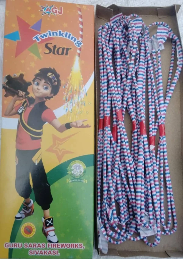 4" TWINKLY STAR (10 PCS)