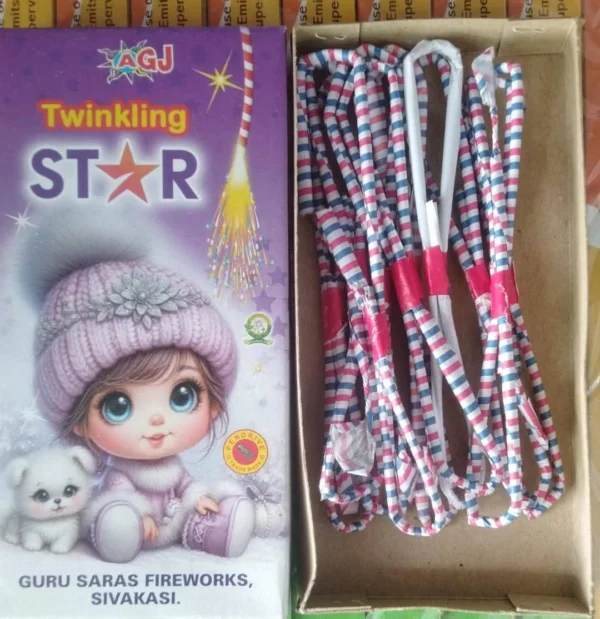 1 1/2' TWINKLY STAR (10 PCS)