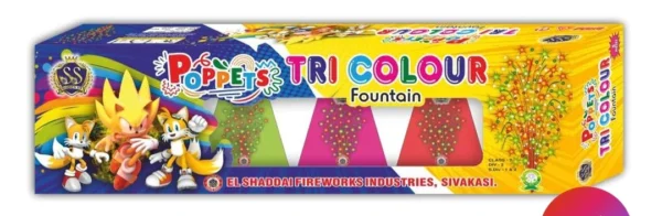 TRICOLOUR PEPPETTS 5 PCS
