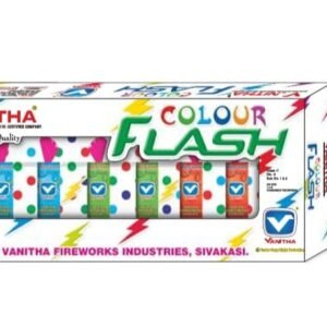 COLOUR FLASH (RED,GREEN,SILVER) (6PCS)